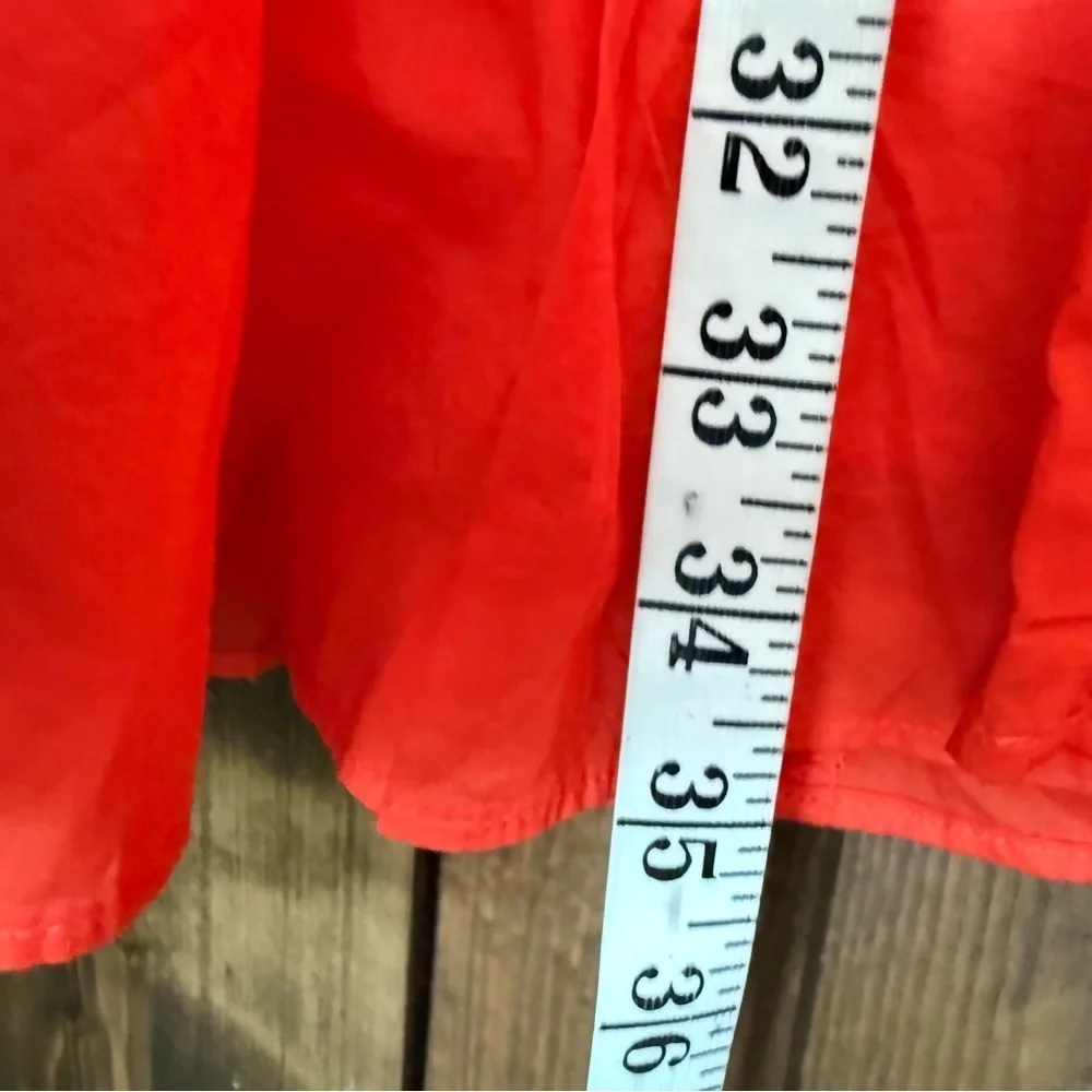 NEW J.CREW Burnt Orange Tiered Midi Skirt Size XLT (tall)